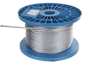 Изображение Трос стальной DIN 3055 4мм (уп.200м) Промрукав PR08.3825