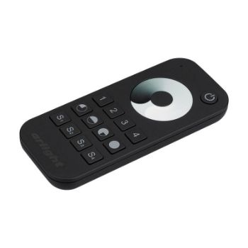 Изображение Пульт SMART-R24-DIM Black (4 зоны 2.4G) IP20 пластик Arlight 023475