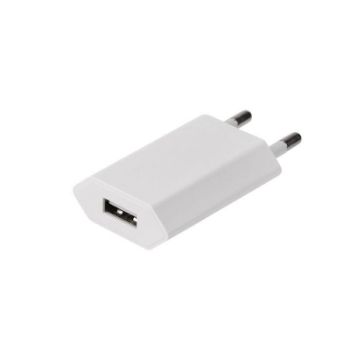 Изображение Устройство зарядное сетевое для iPhone/iPad USB 5В 1А бел. Rexant 16-0273