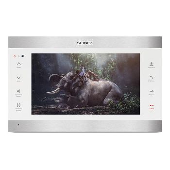 Изображение Видеодомофон SL-10IPTHD серебр./бел. Slinex ПО-00002219