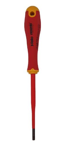 Изображение Отвертка диэлектрическая SL 4.0х0.8 Slim Ergonic Felo 41394090