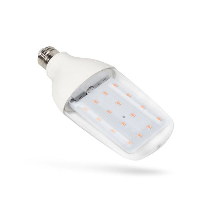 Изображение Лампа светодиодная LED-B82-12W/SPBR/E27/CL PLP33WH 12Вт DOUBLESIDE прозрачная E27 для растений спектр для рассады и досвечивания в период роста Uniel UL-00007647