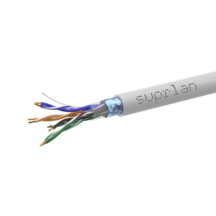 Изображение Кабель витая пара F/UTP кат.5E 4х2х24AWG solid Cu LSZH нг(А)-HF In. Standard (м) SUPRLAN 01-1023-1