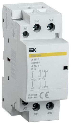Изображение Контактор модульный КМ63-11М AC IEK MKK11-63-11