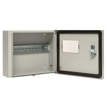 Изображение Щит ЩУ-1/1-0 (250х300х100) счетчик на DIN-рейку IP54 Basic EKF mb54-1E-bas