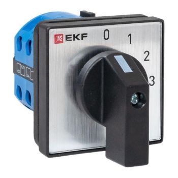 Изображение Переключатель кулачковый ПК-1-101 1п 10А "0-1-2-3" EKF pk-1-101-10