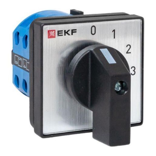 Изображение Переключатель кулачковый ПК-1-101 1п 10А "0-1-2-3" EKF pk-1-101-10