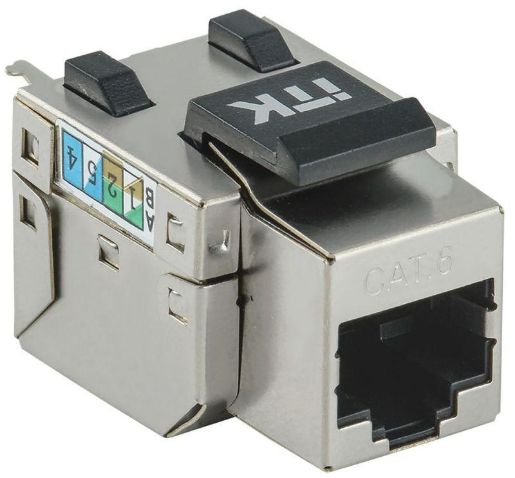 Изображение Модуль Keystone Jack кат.6 FTP 110 IDC 90 град. розет. ITK CS1-1C06F-11