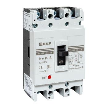 Изображение Выключатель автоматический 3п 100/25А 35кА ВА-99М PROxima EKF mccb99-100-25m