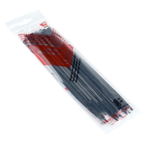 Изображение Хомут P6.6 4.8x200 FlexLock стандартный черн. (уп.50шт) PROxima EKF plc-fl-ctsb-4.8x200-r