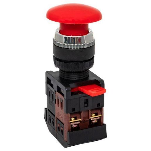 Изображение Кнопка "Грибок" AEAL-22 NO+NC с фиксацией красн. PROxima EKF pbn-aeal-r