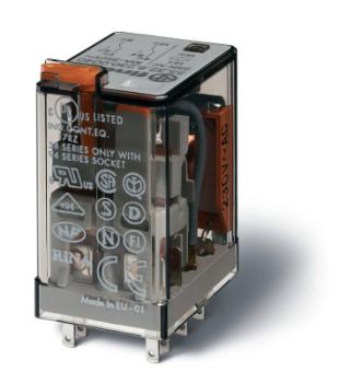 Изображение Реле миниатюрное 2CO 10А кат. 230В AC RTI FINDER 553282300000