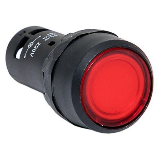 Изображение Кнопка SW2C-10D с подсветкой красн. NO EKF sw2c-md-r