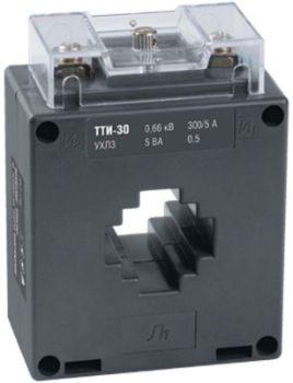 Изображение Трансформатор тока ТТИ-30 300/5А кл. точн. 0.5S 5В.А IEK ITT20-3-05-0300
