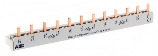 Изображение Разводка шинная 3ф PS3/12(PIN) 63A ABB 2CDL230001R1012