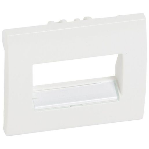 Изображение Панель лицевая Galea Life для розетки компьютерной 1-м/2-м RJ45 бел. Leg 777075