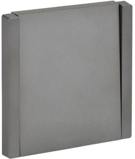 Изображение Выключатель перекрестный 1-кл. СП FORTE&PIANO 10А FP512 сталь IEK FP-V13-0-10-1-K46