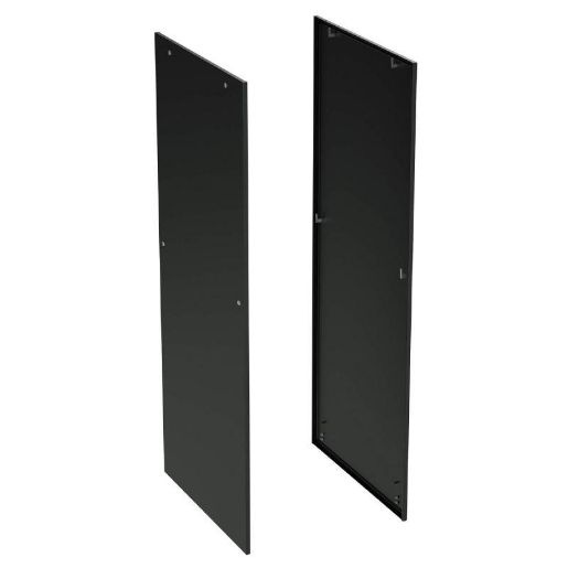 Изображение Панель боковая односекционная для 19дюйм IT-CQE 1200х600 RAL9005 (уп.2шт) DKC RBITCPLS1260