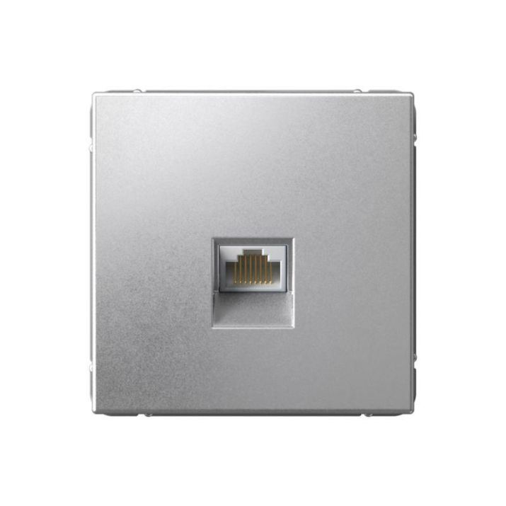 Изображение Розетка компьютерная ArtGallery RJ45 кат.6A механизм алюм. SE GAL000386