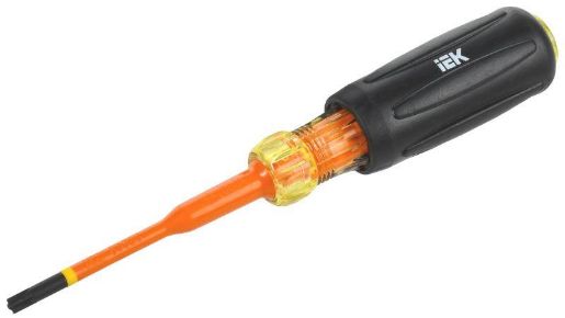 Изображение Отвертка диэлектрическая SLIM PZ/SL1х80 Т3 ARMA2L 5 IEK A2L5-SC31-T3-ZS-10-080