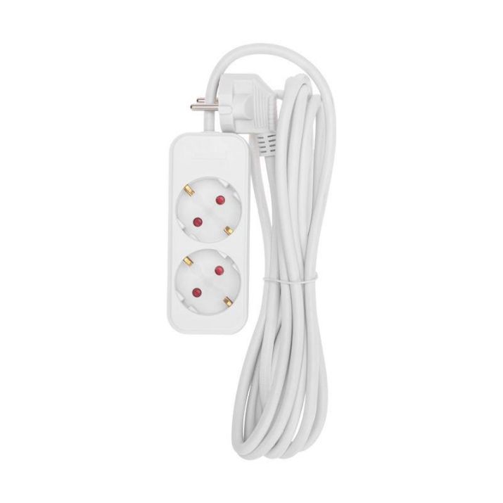 Изображение Удлинитель 2х3м с заземл. STANDARD 3х1кв.мм бел. Rexant 13-4004
