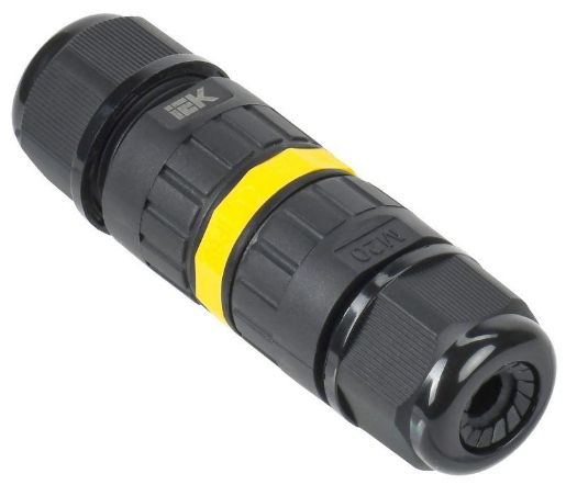 Изображение Коннектор кабельный герметичный WTP-102 3 PIN IP68 IEK UWC10-I-024-3-68