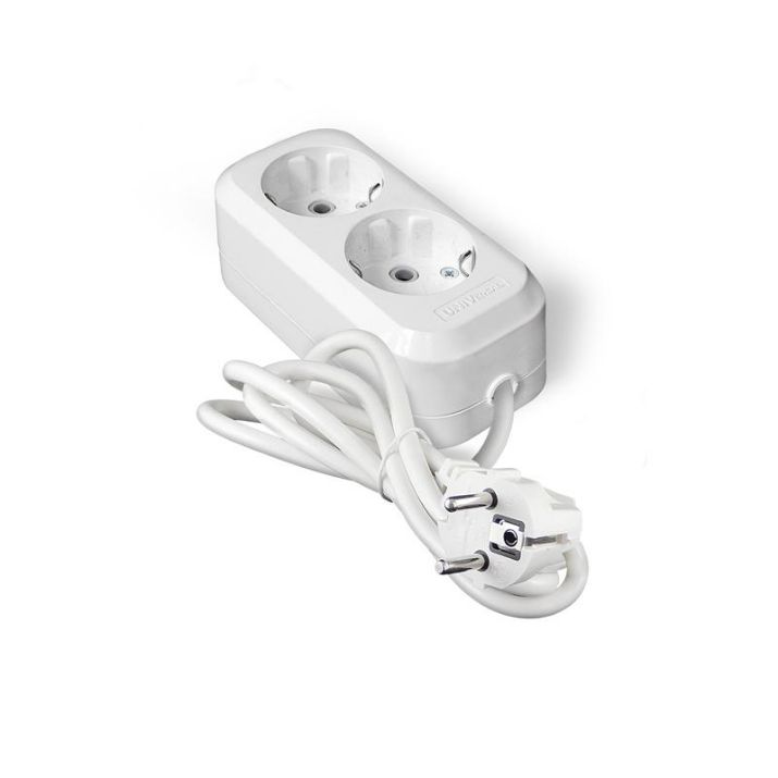 Изображение Удлинитель 2х3м с заземл. IP20 Е-302А ПВС 3х1.5 Universal 1718