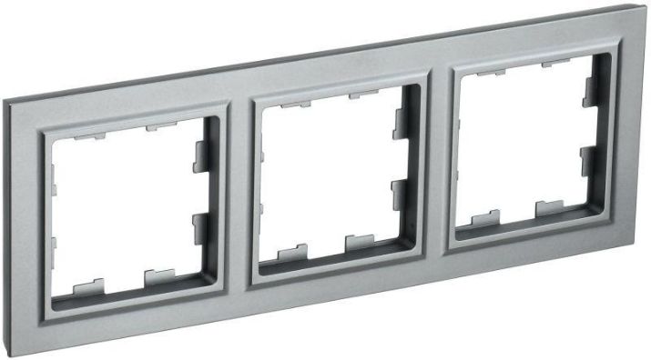Изображение Рамка 3-м BRITE РУ-3-БрС сталь IEK BR-M32-K46
