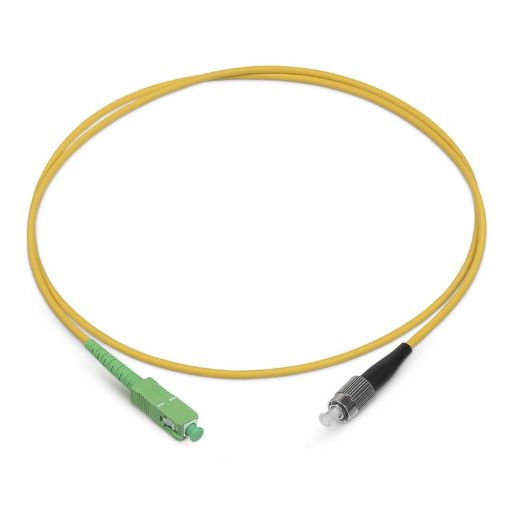 Изображение Шнур оптический FOP(s)-9-SC/APC-FC/UPC-1m simplex SC/APC-FC/UPC 9/125 sm 1м LSZH Cabeus 8111c
