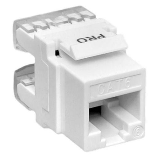 Изображение Модуль Keystone RJ45 кат.6 неэкранир. 110 IDC 180град. бел. TERACOM PRO EKF TRP-KSTN-180D-6UTP-WH