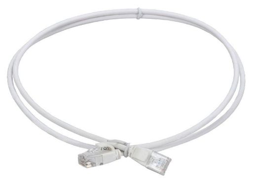 Изображение Патч-корд кат.5E UTP LSZH 2м slim колпачок с язычком бел. ITK PC08-C5EUL-2M-SL-WT