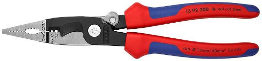 Изображение Клещи электромонтажные 6-в-1 L-200мм Knipex KN-1392200