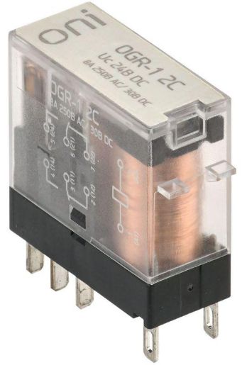 Изображение Реле общего назначения OGR-1 2C 24В DC ONI OGR-1-2C-DC24V