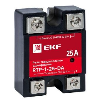 Изображение Реле твердотельное однофазное RTP-25-DA PROxima EKF rtp-1-25-da