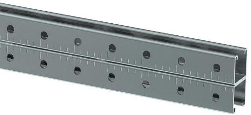 Изображение Профиль STRUT двойной перфорированный 41х41 L1000 2.5мм IEK CLM50D-PSD-41-41-10-3