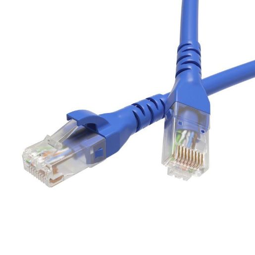 Изображение Патч-корд кат.6 U/UTP неэкранир. 4х2 LSZH 1.5м син. DKC RN6UU4515BL