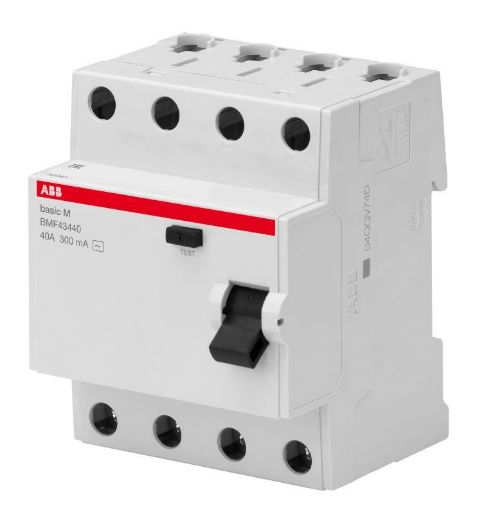 Изображение Выключатель диф. тока 4п 63А 30мА тип AC Basic M BMF41463 ABB 2CSF604041R1630
