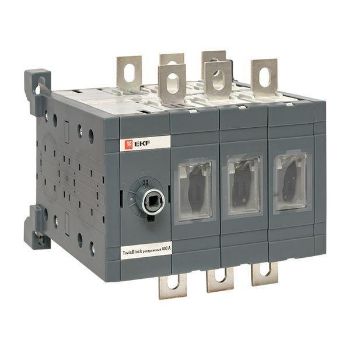 Изображение Рубильник 3п 400А реверсивный без рукоятки управления TwinBlock EKF tb-s-400-3p-rev