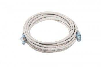Изображение Патч-корд PC-LPM-STP-RJ45-RJ45-C6-5M-LSZH-GY F/UTP экран. кат.6 LSZH 5м сер. Hyperline 42377