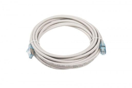 Изображение Патч-корд PC-LPM-STP-RJ45-RJ45-C6-5M-LSZH-GY F/UTP экран. кат.6 LSZH 5м сер. Hyperline 42377