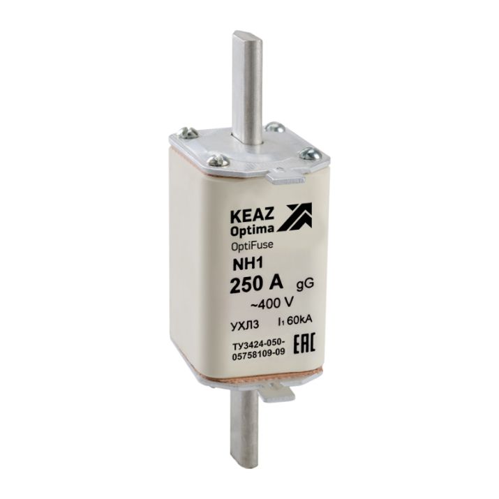 Изображение Вставка плавкая OptiFuse NH1 63 400AC 0 gG УХЛ3 КЭАЗ 144689