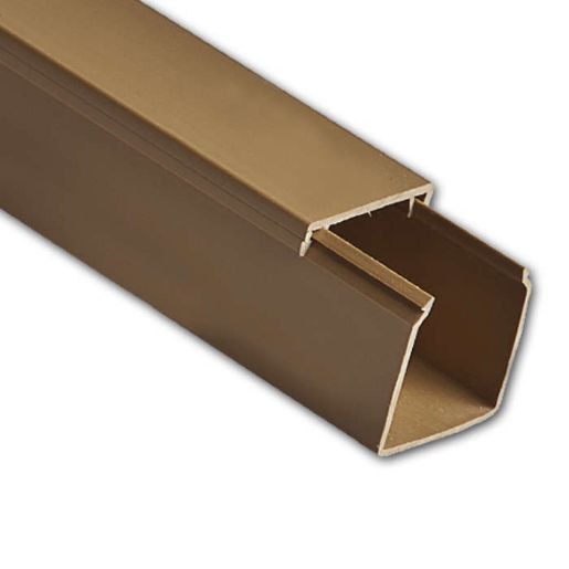 Изображение Кабель-канал 60х60 L2000 пластик коричн. Ruvinil РКК-60х60-К