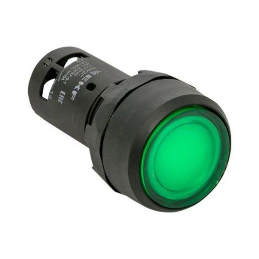Изображение Кнопка SW2C-10D с подсветкой зел. NO EKF sw2c-md-g