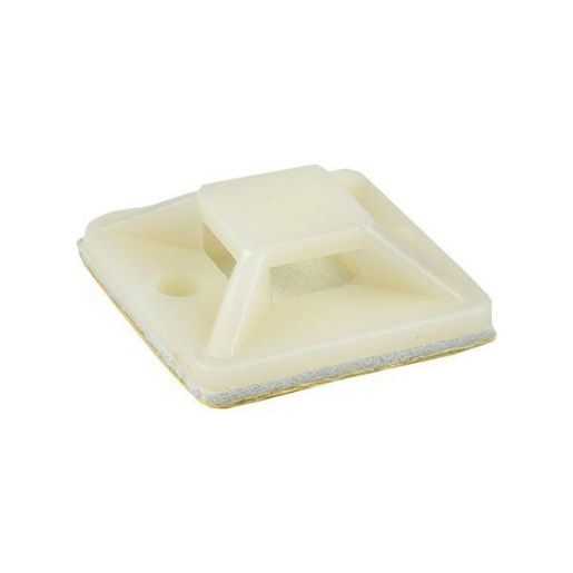 Изображение Площадка самоклеящаяся 25х25мм бел. (уп.100шт) EKF plc-25x25