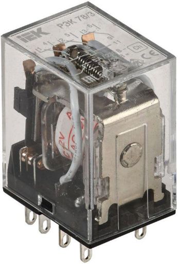 Изображение Реле РЭК 78-3 5А 12В AC IEK RRP20-3-05-012A