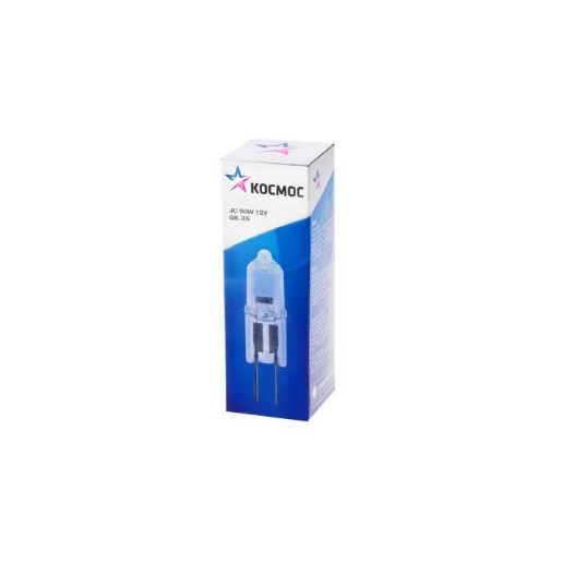Изображение Лампа галогенная JC 50Вт G6.35 12В Космос LKsmJC12V50W