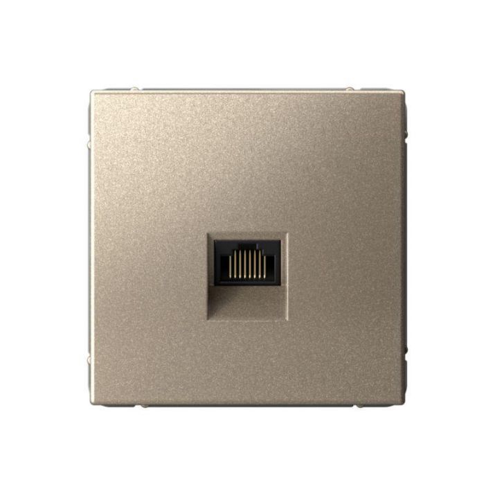 Изображение Розетка компьютерная ArtGallery RJ45 кат.6A механизм шампань SE GAL000586