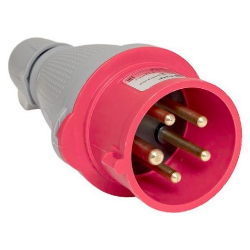 Изображение Вилка переносная 015 3Р+РЕ+N 16А 380В IP44 PROxima EKF ps-015-16-380-PRO