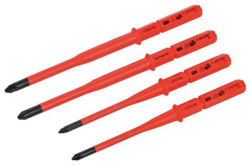 Изображение Набор диэлектрических жал SLIM PH-PZ 4шт ARMA2L 5 IEK A2L5-SH21D-BI-1-T2-204