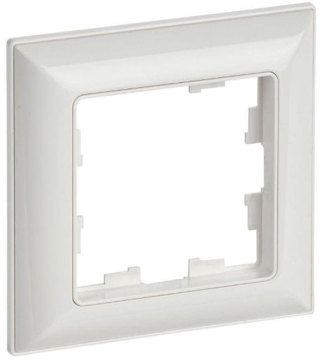 Изображение Рамка 1-м BRITE РУ-1-Бр бел./бел. IEK BR-M12-12-K01